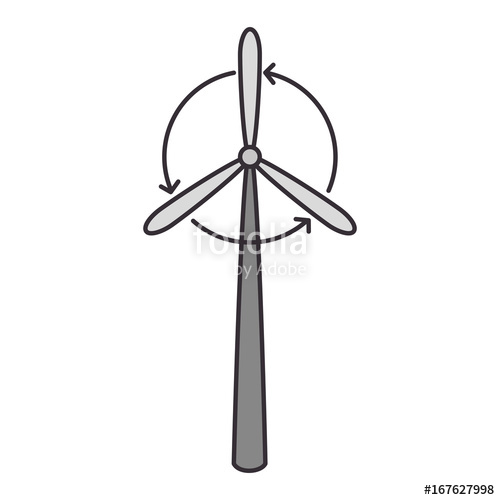 500x500 Wind Turbine Eolic Energy Stock Image And Royalty Free Vector