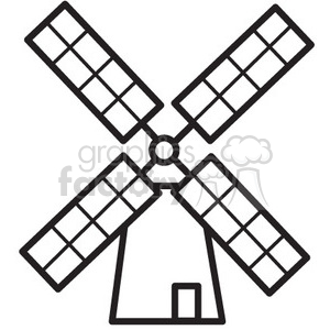 300x300 Windmill Vector Icon Clipart Royalty Free Icon
