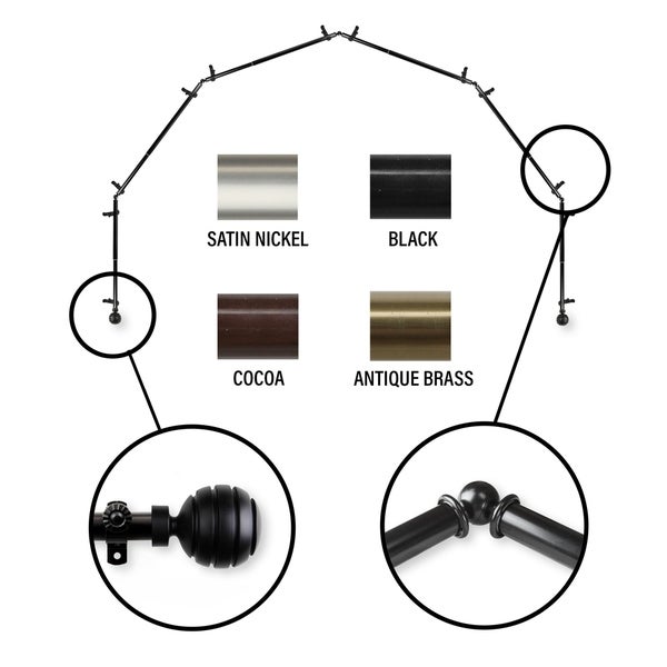 600x600 Shop Instyledesign Piper Sided Bay Window Curtain Rod