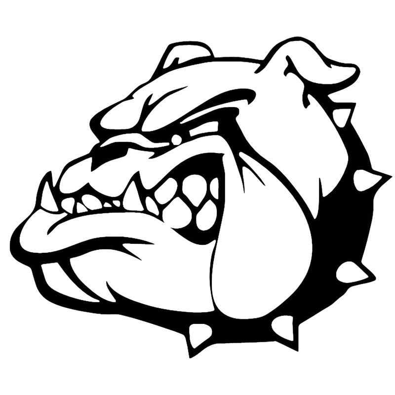 800x800 English Bulldog Dog Car Truck Window Laptop Vinyl Decal Sticker