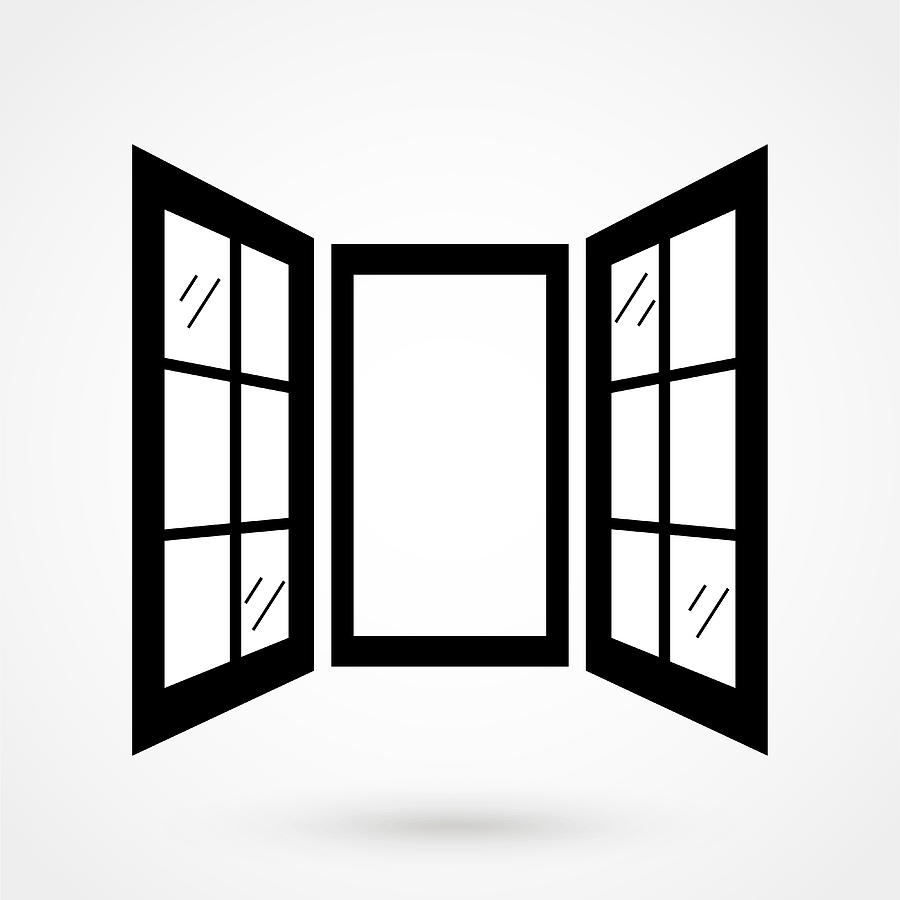 900x900 Opened Window Icon