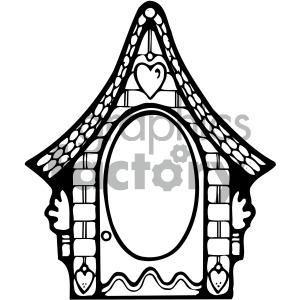 300x300 Black And White Roof Window Clipart Royalty Free Clipart