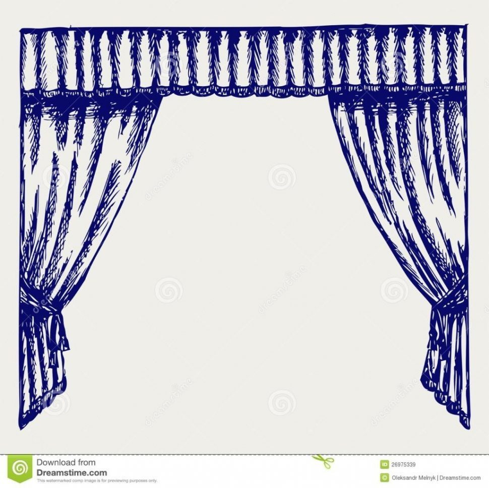 970x968 Window With Curtains Drawing Living Room Production Design