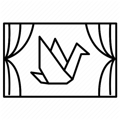 512x512 Curtains, Home, Window Icon