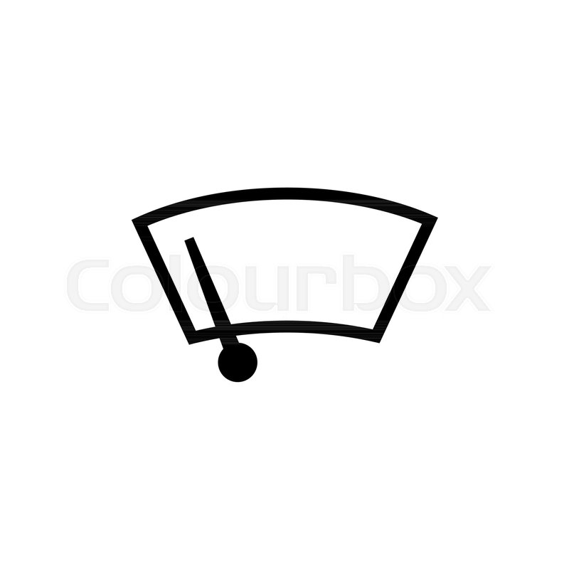 800x800 Car Windscreen Wiper Vector Icon Stock Vector Colourbox