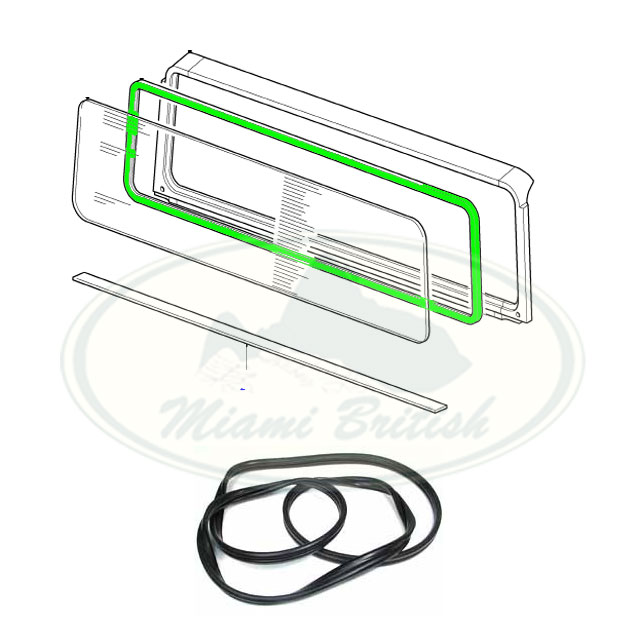 640x640 land rover windscreen windshield rubber seal defender