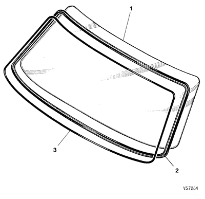 400x387 Windscreen Glass And Seal