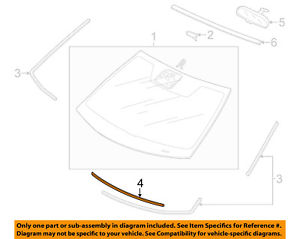 300x239 honda oem windshield lower seal ebay