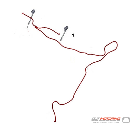 500x500 mini cooper front windshield washer hose