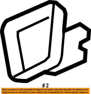 291x300 chrysler oem windshield spacer ebay