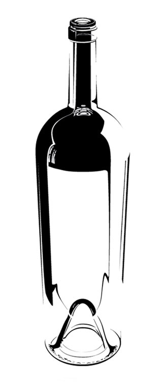 325x759 Design Drawing Wine Bottle