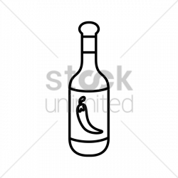 250x250 Prespective Drawing Wine Bottle, Picture