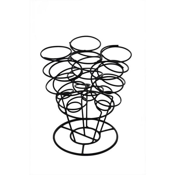 600x600 Southern Homewares Bottle Black Bouquet Wine Rack Sh Hd