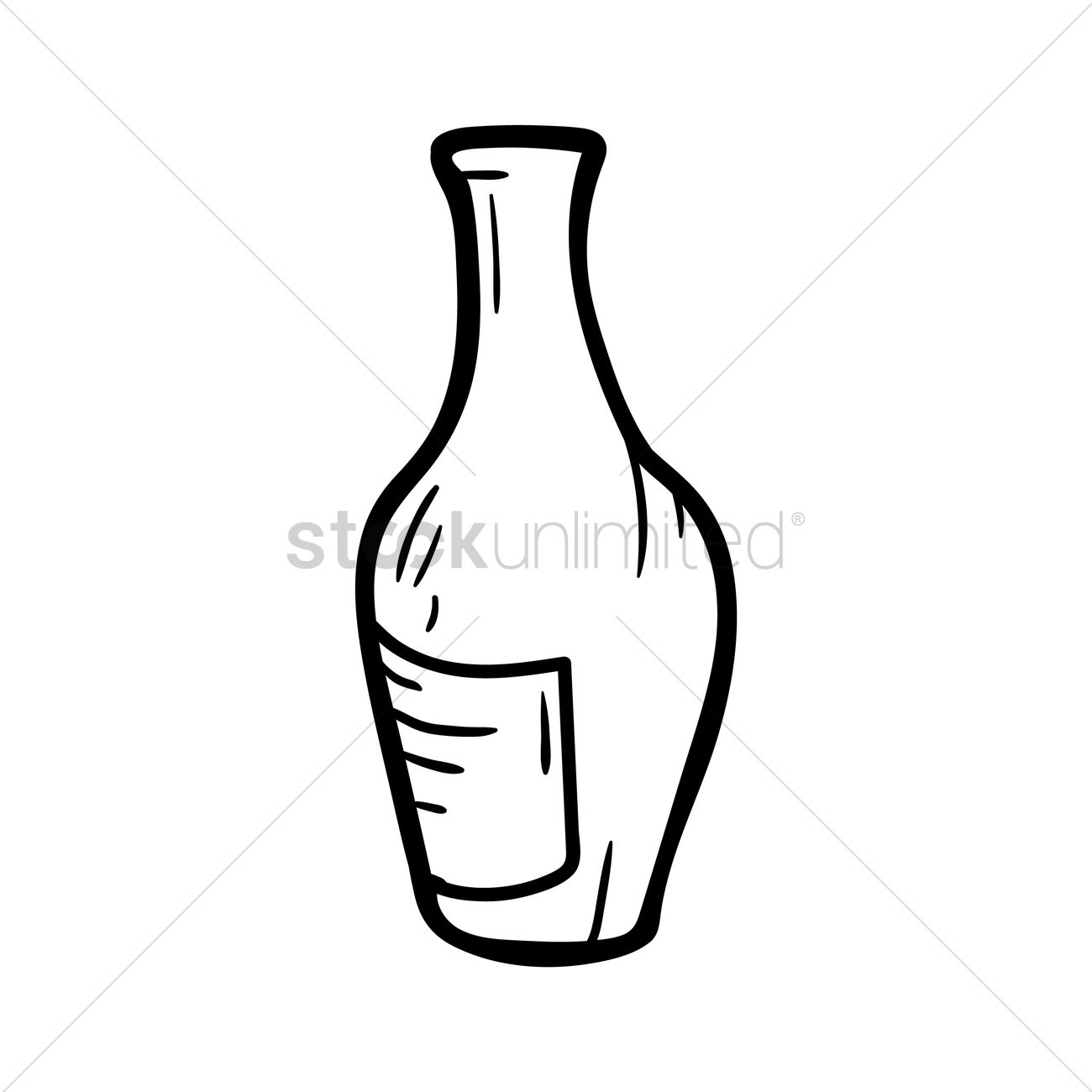 1300x1300 Wine Bottle Vector Image