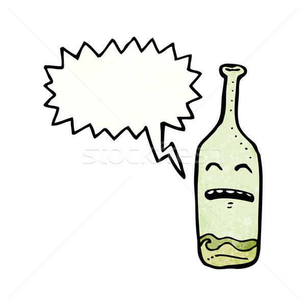 600x600 Drunk Wine Bottle Cartoon Vector Illustration Lineartestpilot