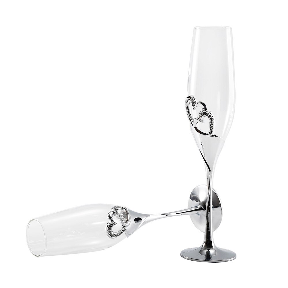 1000x1000 New Long Wedding Champagne Wine Glasses Crystal