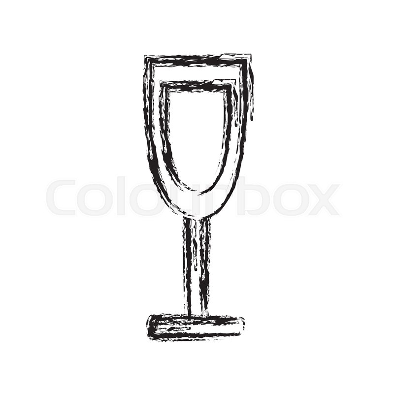 800x800 Wine Glass Cup Drink Alcohol Liquid Stock Vector Colourbox