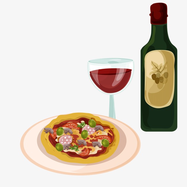 650x650 Drawing Italy Travel Elements, Red Wine, Meals, Drawing Png