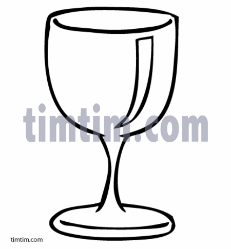 450x485 Free Drawing Of Wine Glass Bw From The Category Cooking Food