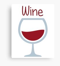 210x230 Wine Glass Drawing Canvas Prints Redbubble