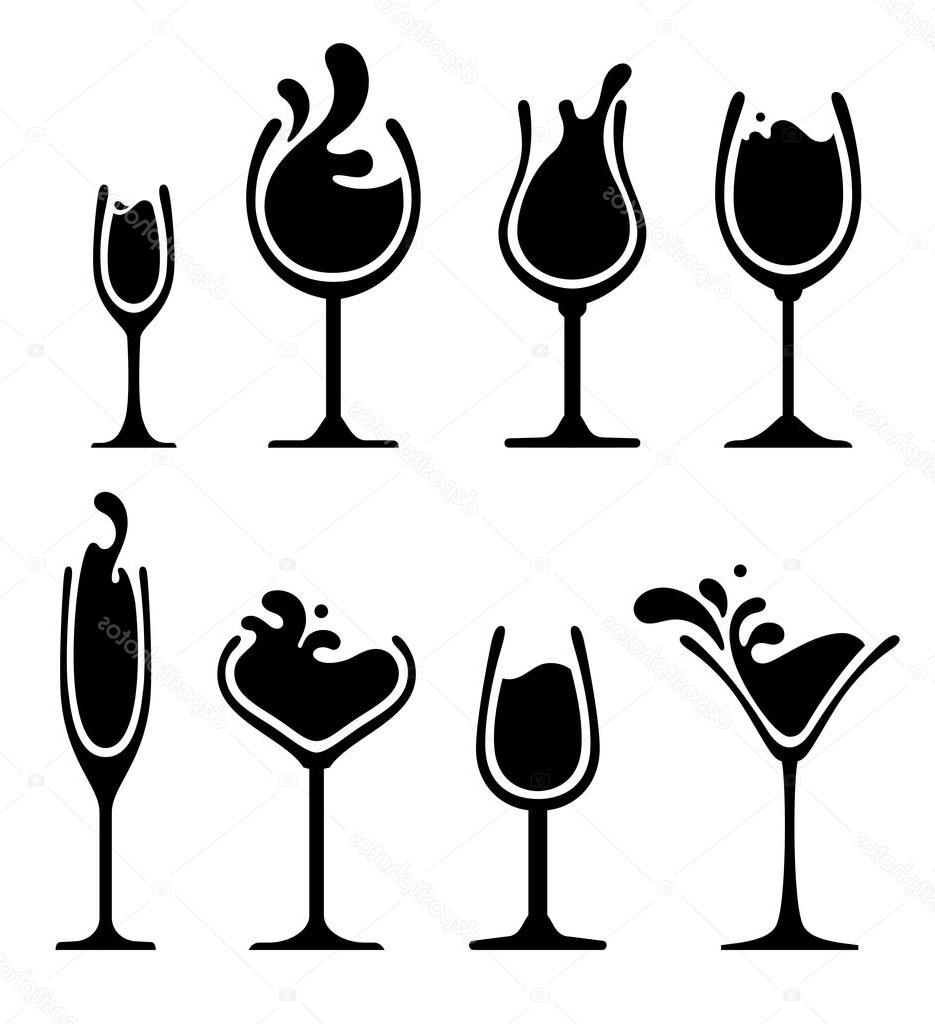 935x1024 Wine Glass Silhouette