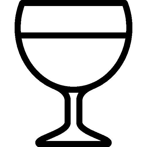 512x512 Wine Glass Drawing Png, Picture