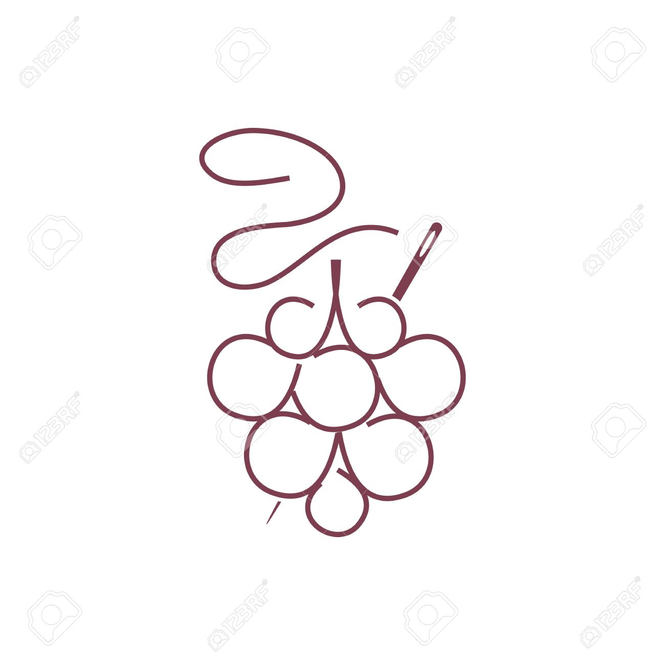 1300x1300 Huge Collection Of 'grapes Line Drawing' Download More Than