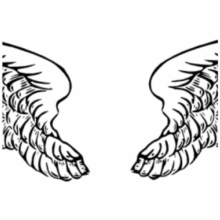 320x320 Angel Wings Tattoo Png Free Png Images Clipart Download