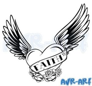 300x280 Heart And Wing Tattoo Designs Tattooic