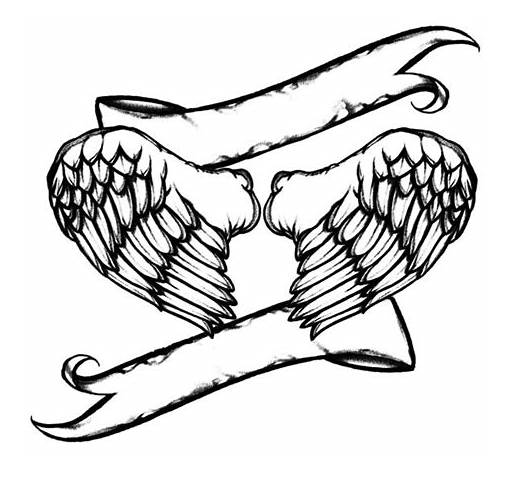 515x479 Angel Wing Tattoo Design The Best Tattoos For Men
