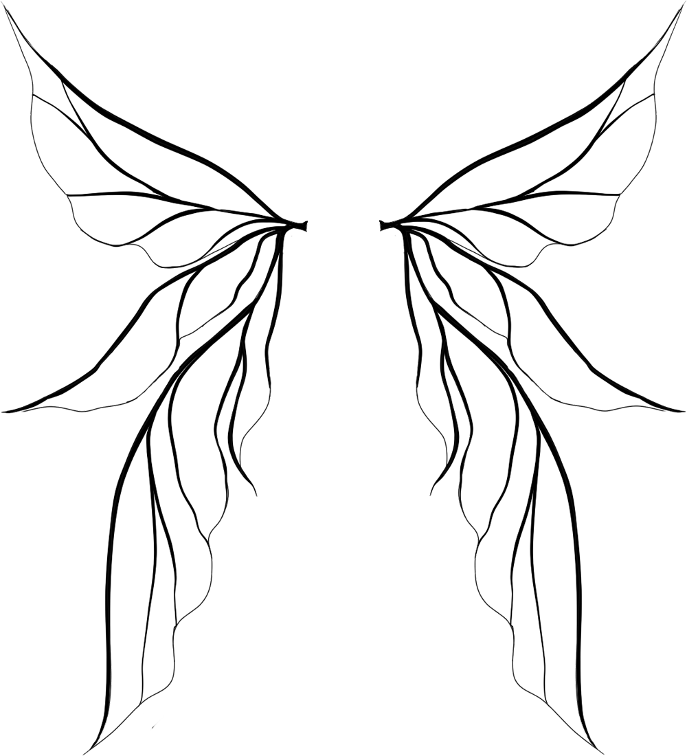 Fairy Wing Template