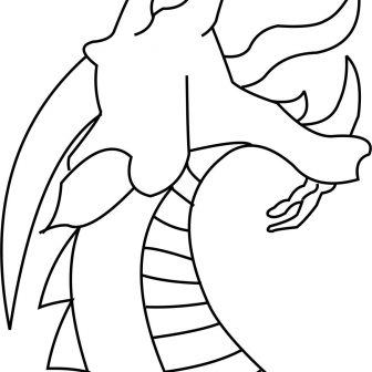 336x336 China Dragon Drawing Easy Wings Tattoo Chinese Tutorial Step