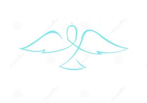 300x210 abstract line drawing dove abstract dove wings line art symbol