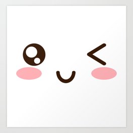 264x264 winky art prints