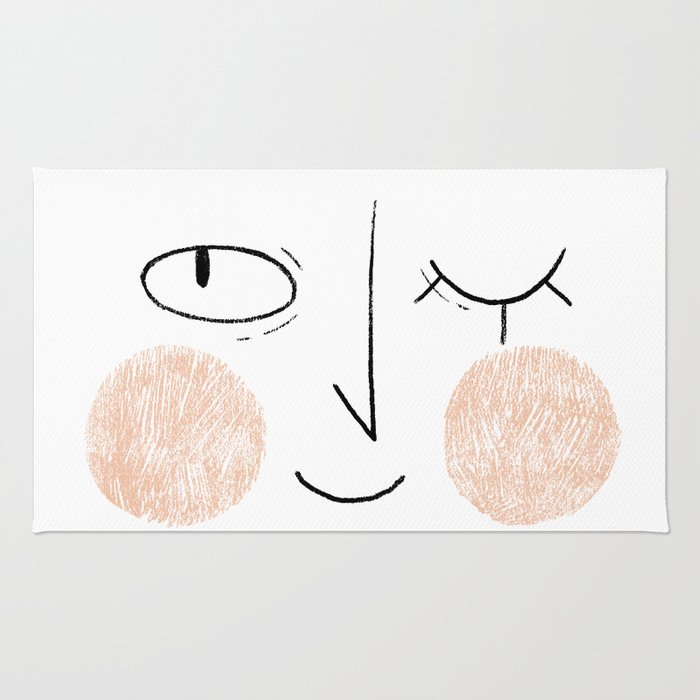 700x700 winky face rug