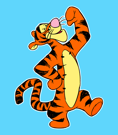 400x457 How To Draw Tigger From Winnie The Pooh With Easy Steps How