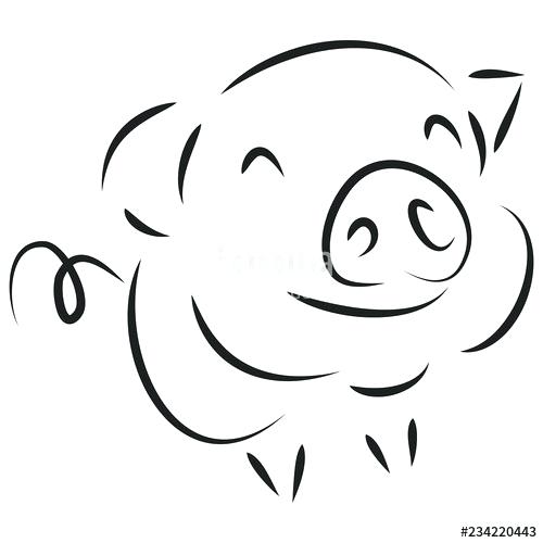 500x500 Cute Pig Drawings Cute Piglet Drawings Winnie The Pooh