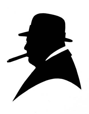 311x400 Churchill Metal Silhouette Uk Sir Winston Leonard