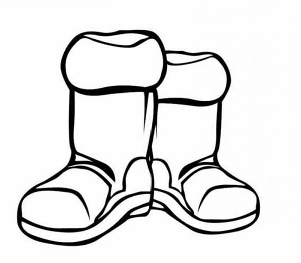 Winter Boots Drawing