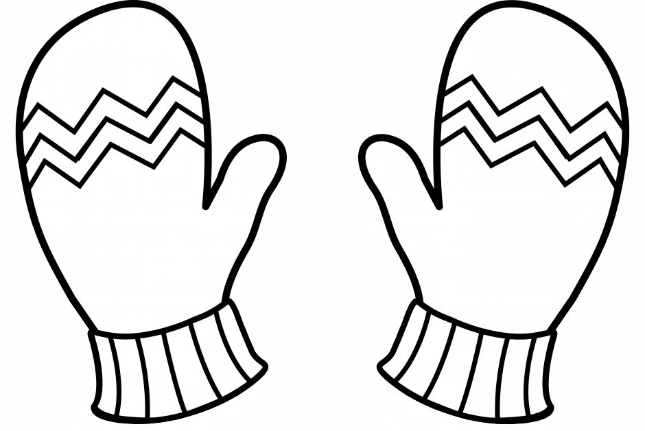 940x628 Collection Of Free Drawing Glove Winter Season Clothes Download