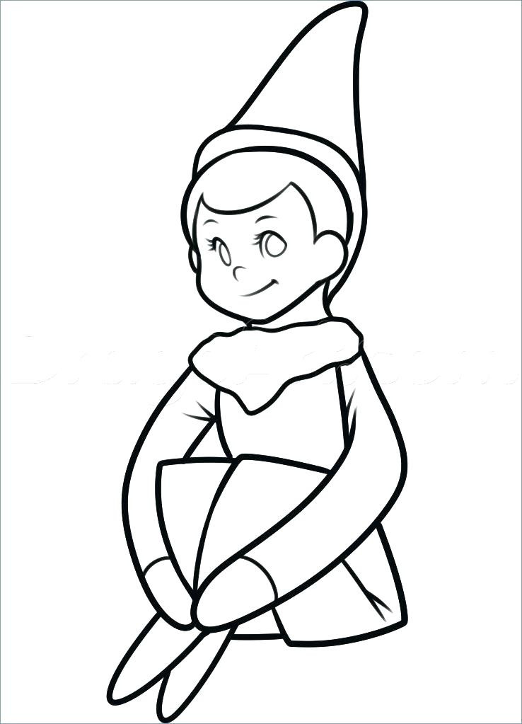738x1023 Girl Elf Coloring Sheet New Clothing Coloring