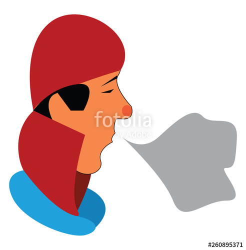 492x500 A Man In Warm Winter Clothes On A Cold Day Is Showcasing Sign