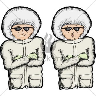325x325 Little Girl In Winter Coat Gl Stock Images