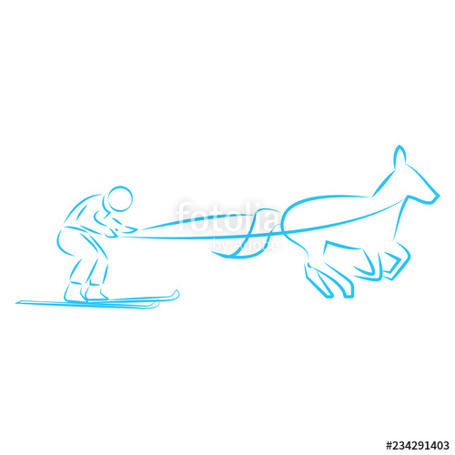 500x500 Drawing Outline Winter Sport Stock Image And Royalty Free Vector