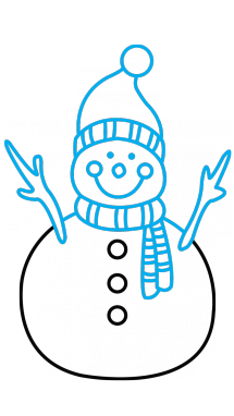 215x382 Collection Of Free Winter Drawing Step By Download On Ui Ex