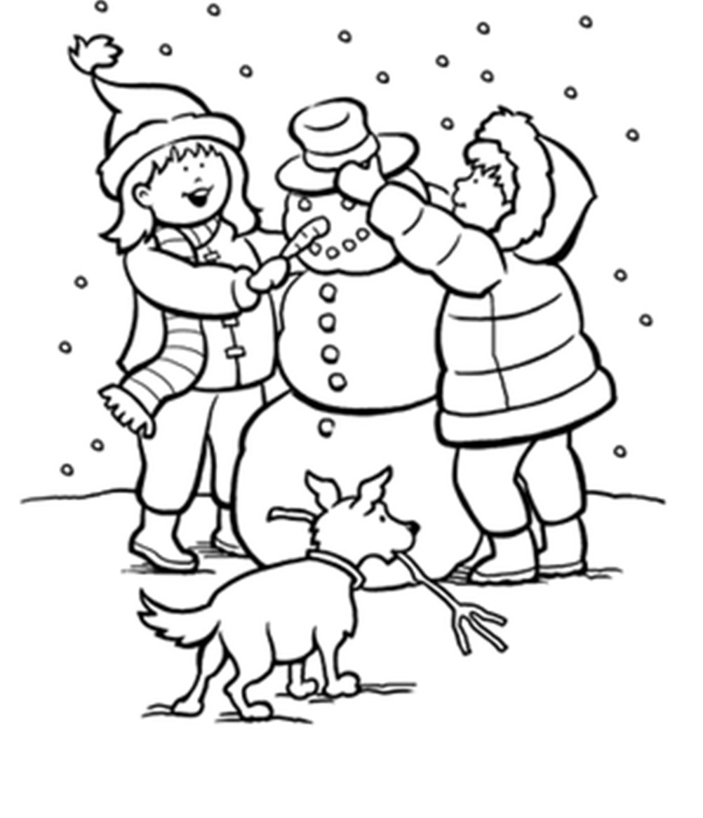 1002x1166 Divine Snow Coloring Pages Preschool For Cure Modest Sheets
