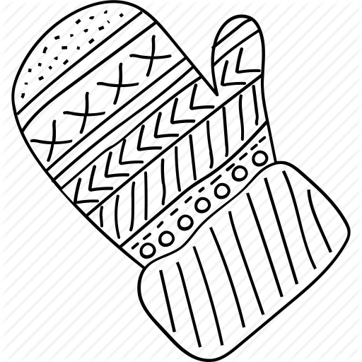 512x512 Glove Drawing Winter Huge Freebie! Download For Powerpoint