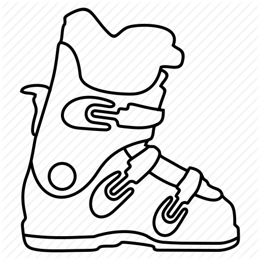 512x512 Skis Drawing Winter, Picture