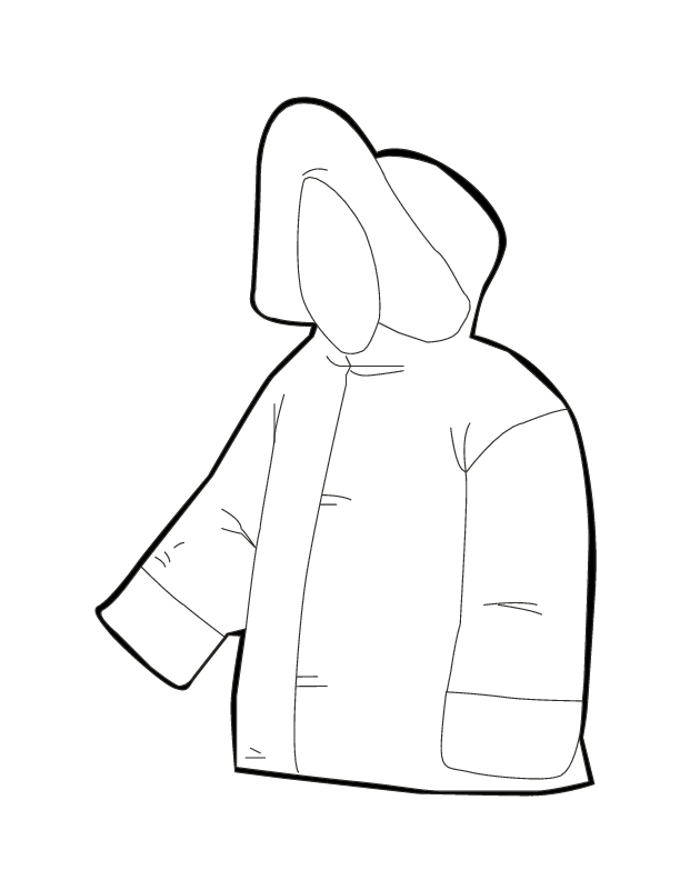 Winter Jacket Drawing