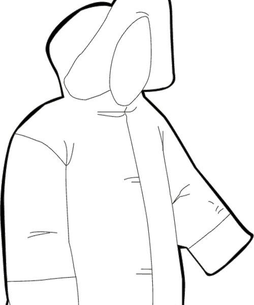 500x600 Coloring Pages Of Winter Coats Winter Coat Coloring
